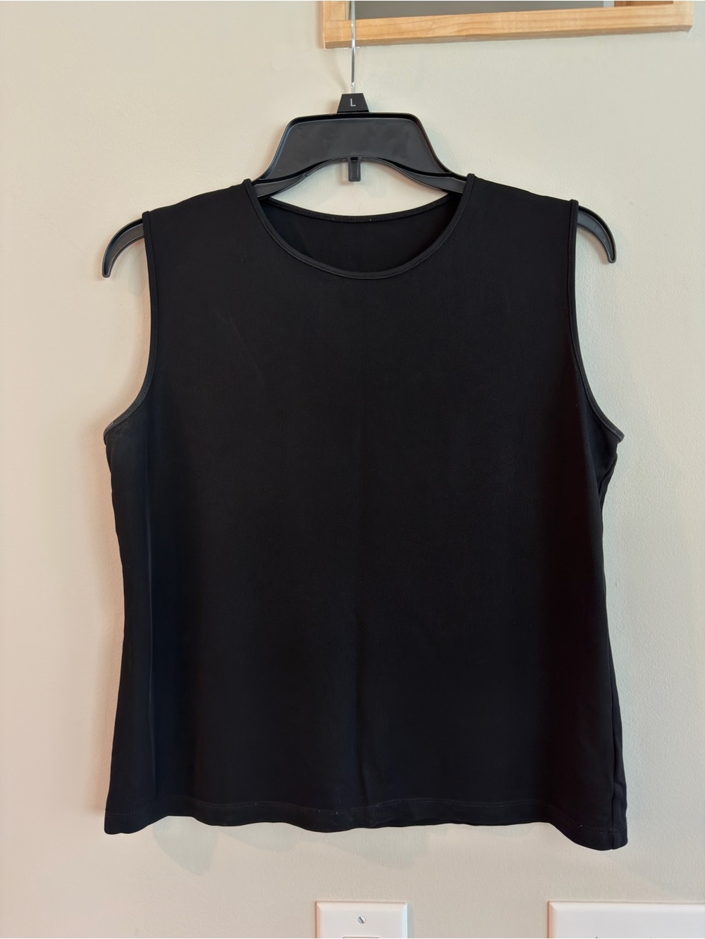 Black Sleeveless Women's Top